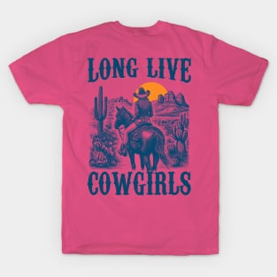 Long Live Howdy Rodeo Western Cowgirl T-Shirt